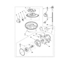 Kenmore 66513834K602 pump and motor parts diagram