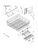 Upper rack and track parts