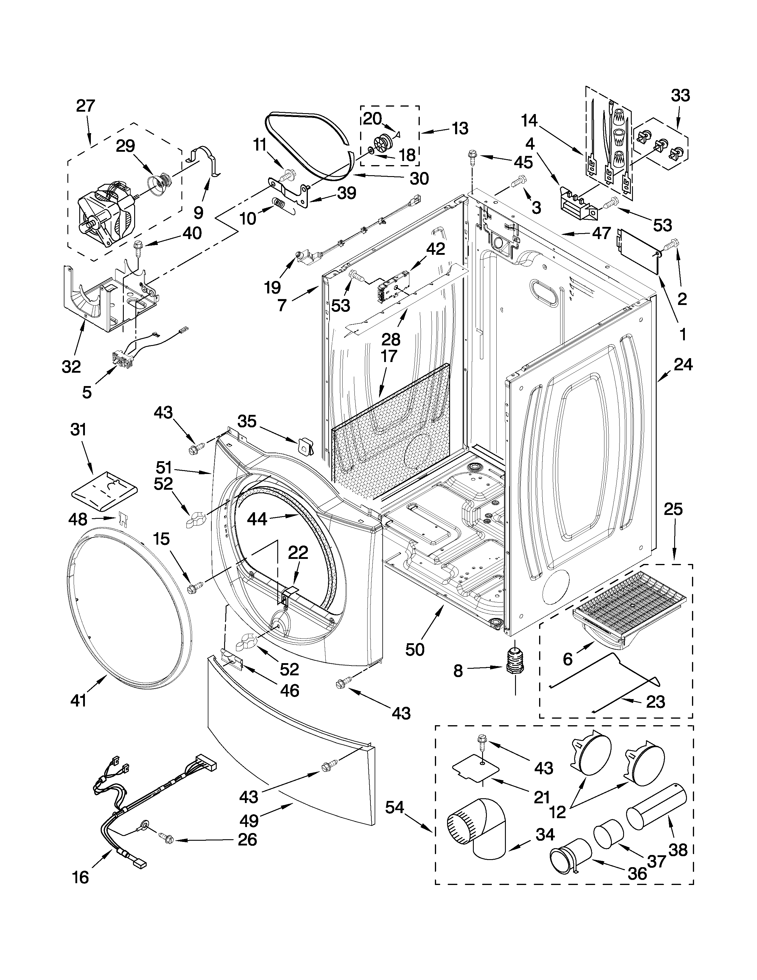 Cabinet parts