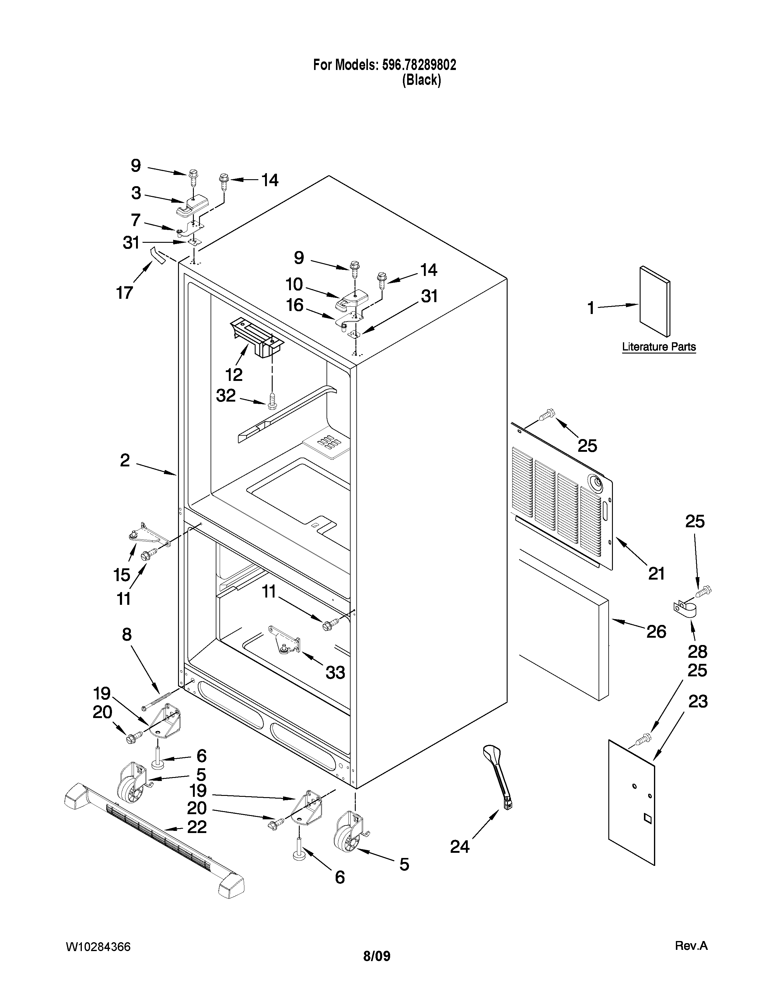 Cabinet parts