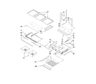 Kenmore 59678339802 shelf parts diagram