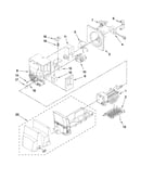Motor and ice container parts