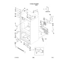 Kenmore 59678539802 cabinet parts diagram