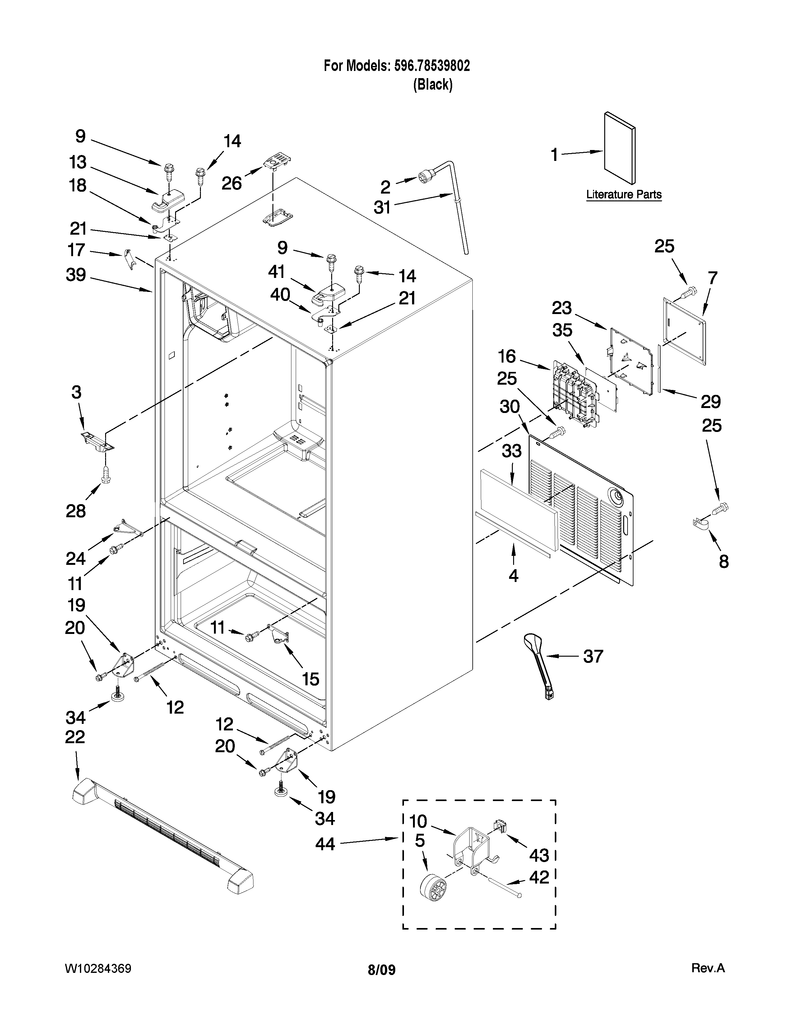 Cabinet parts