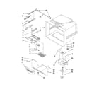 Kenmore Elite 59678579803 freezer liner parts diagram