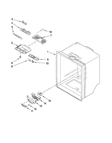 Refrigerator liner parts