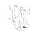 Kenmore Elite 59678579803 refrigerator door parts diagram