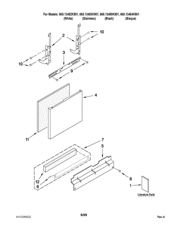 Door and panel parts