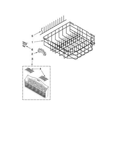 Lower rack parts