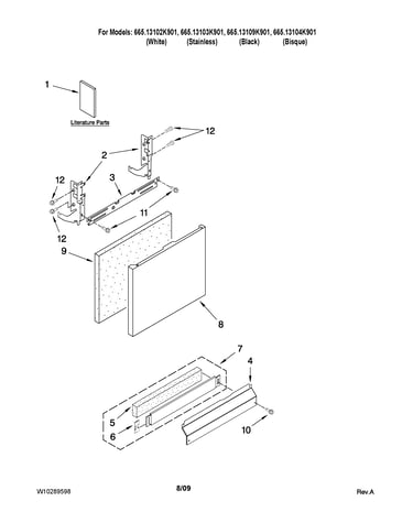Door and panel parts