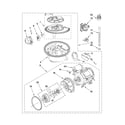 Kenmore Elite 66513109K901 pump and motor parts diagram