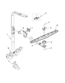 Upper wash and rinse parts