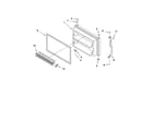 Kenmore 10667974802 freezer door parts diagram