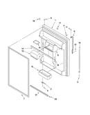 Refrigerator door parts