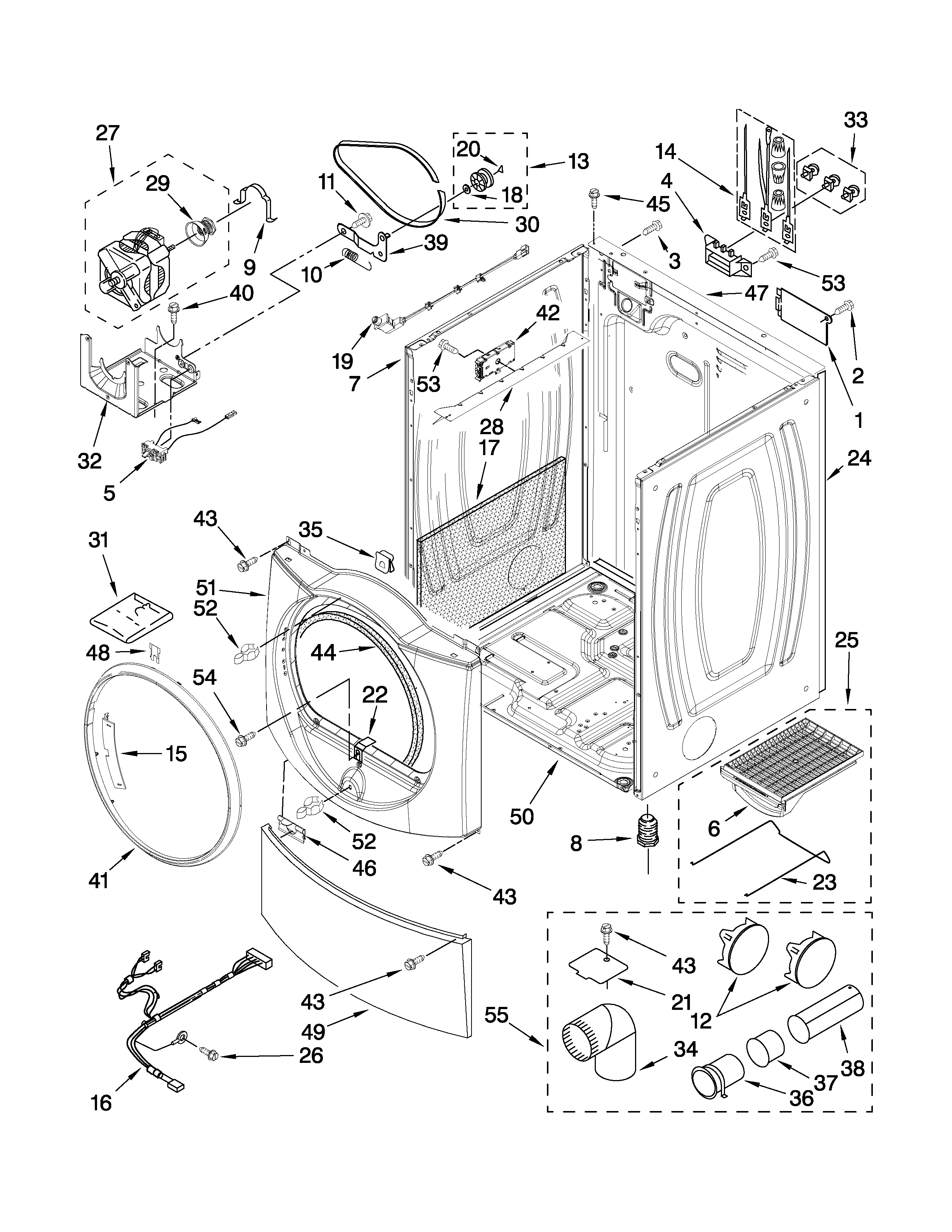 Cabinet parts
