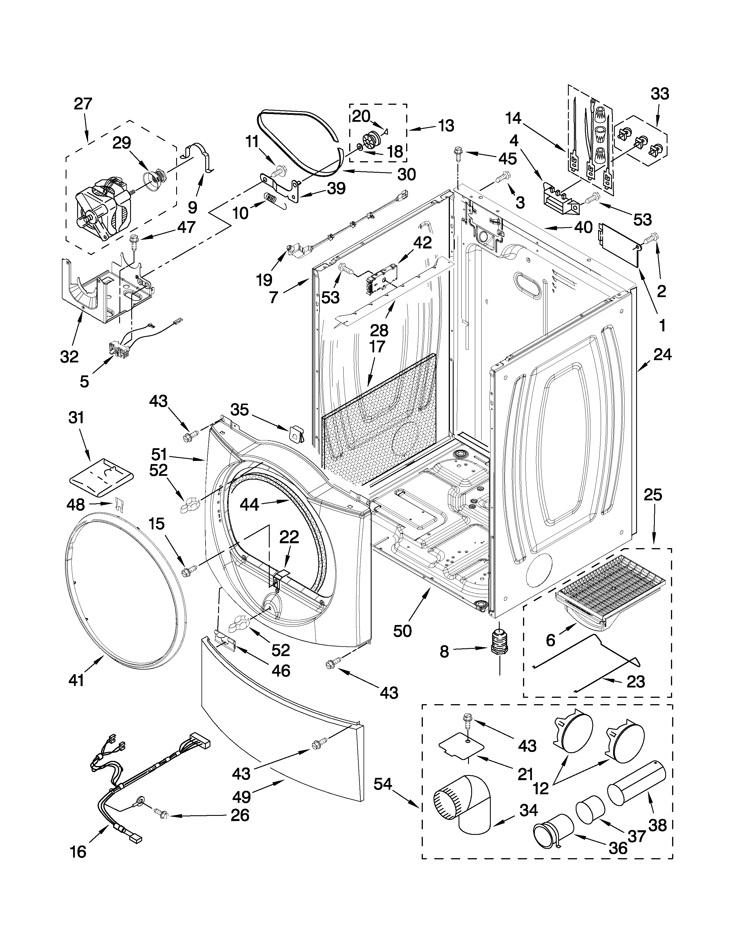 Cabinet parts