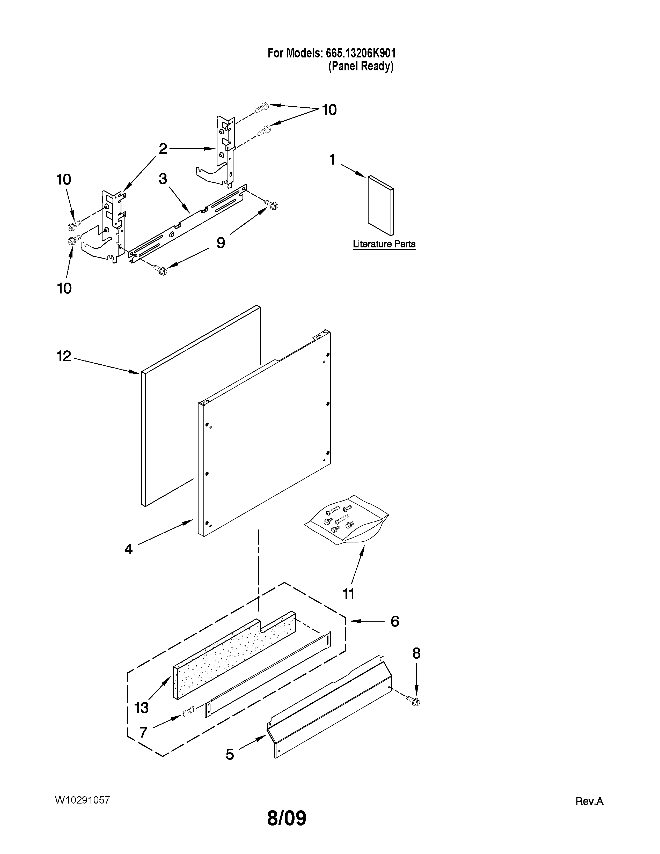 Door and panel parts