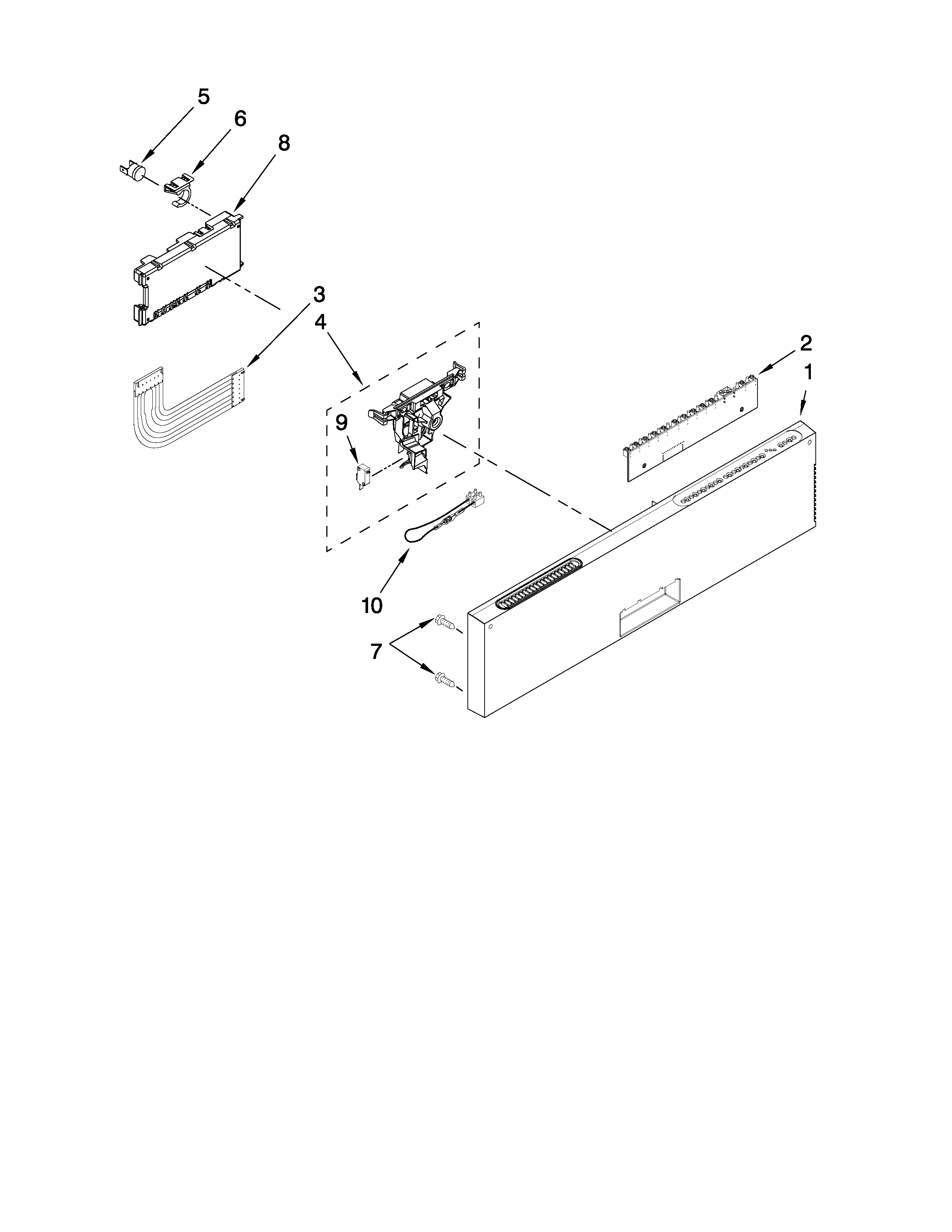 Control panel parts