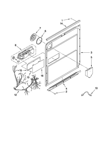 Door and latch parts