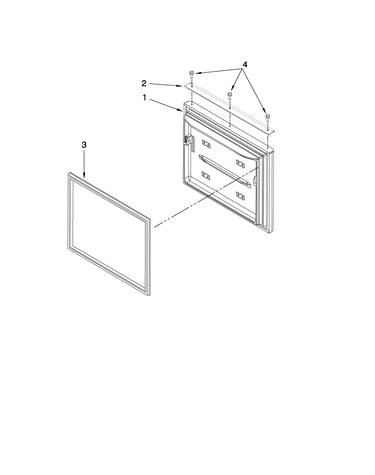 Freezer door parts