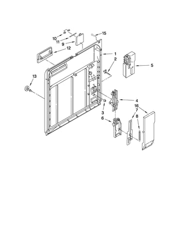 Inner door parts