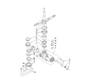 Kenmore 66514219K900 pump and spray arm parts diagram