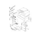 Kenmore Elite 59678283900 freezer liner parts diagram