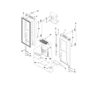 Kenmore Elite 59678289900 refrigerator door parts diagram