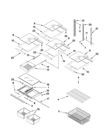 Shelf parts