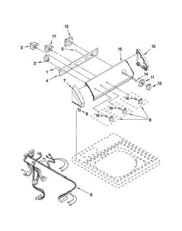 Control panel parts