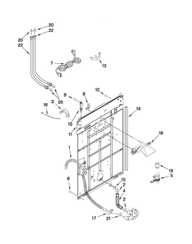 Rear panel parts