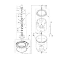 Kenmore 11020522900 agitator, basket and tub parts diagram
