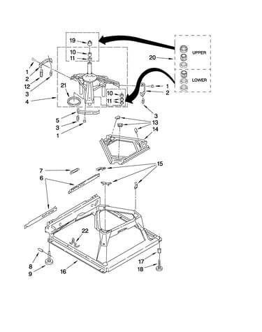 Machine base parts