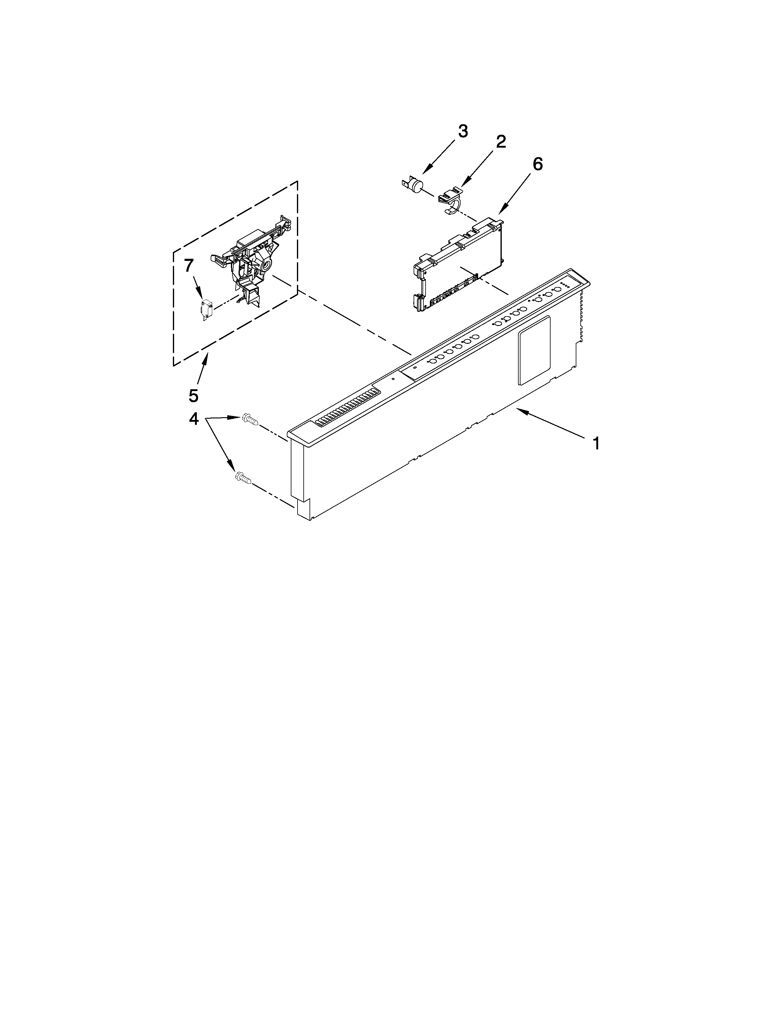 Control panel parts