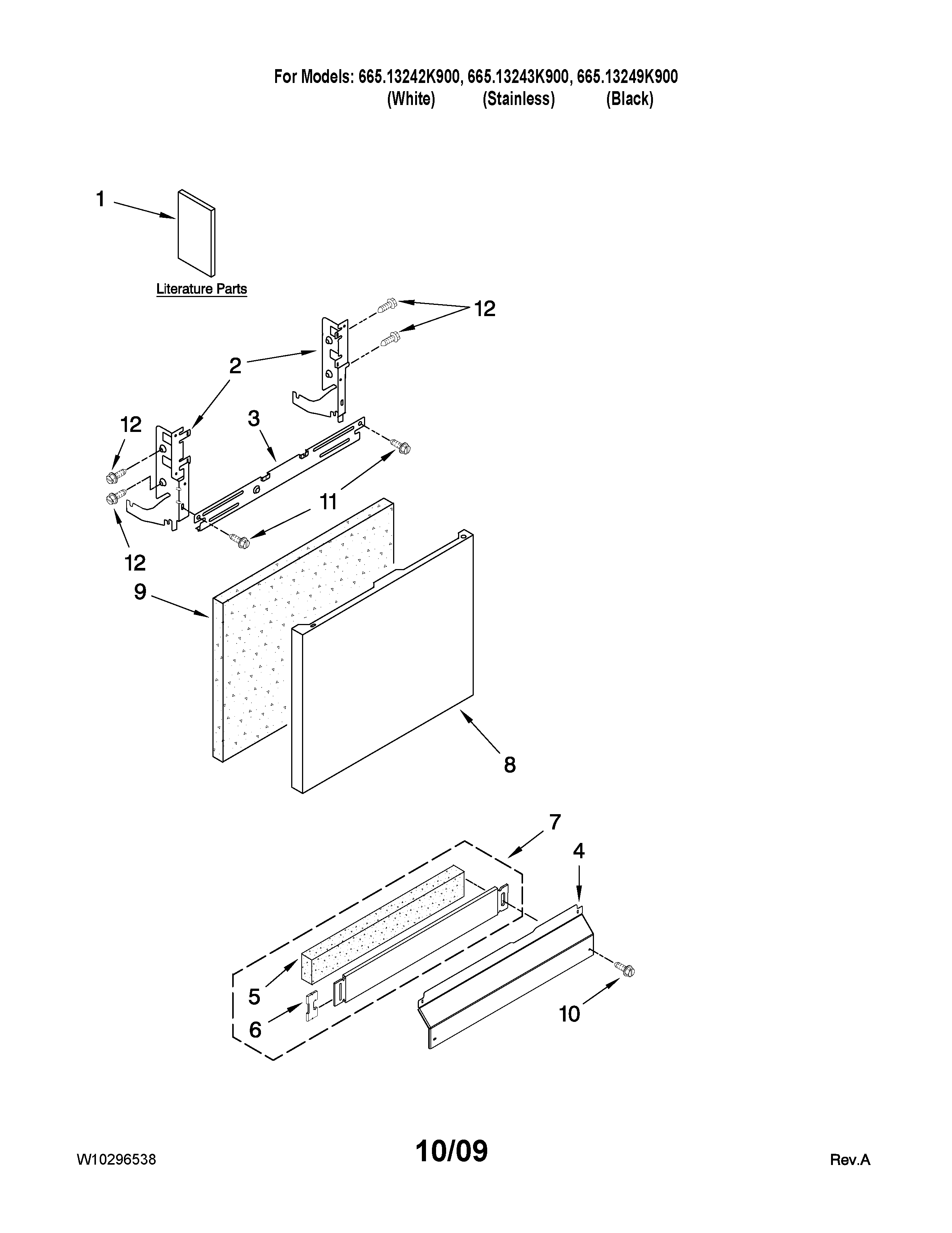 Door and panel parts