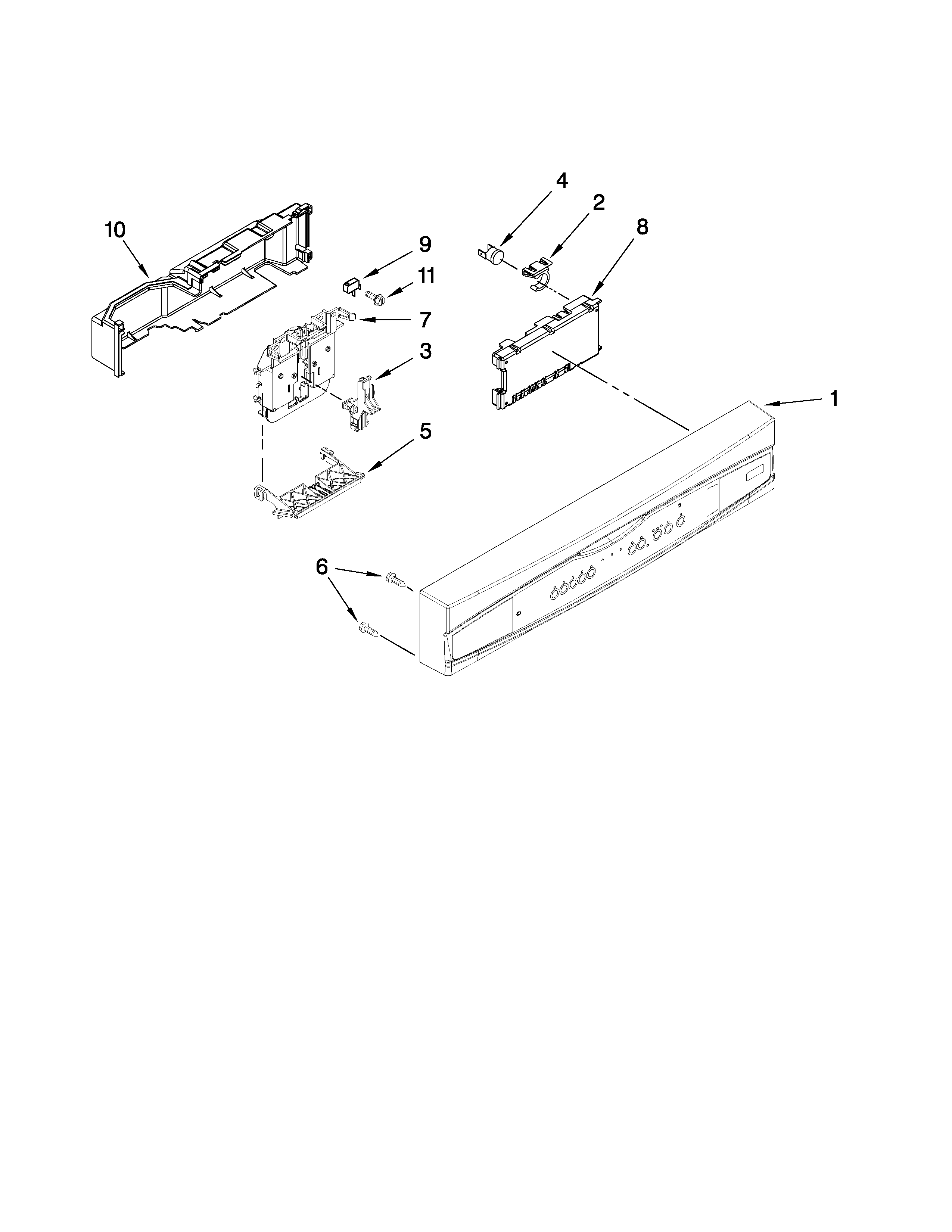 Control panel parts