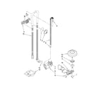 Kenmore 66513242K900 fill, drain and overfill parts diagram