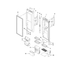 Kenmore Elite 59677609802 refrigerator door parts diagram