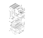 Kenmore 10660239900 shelf parts diagram