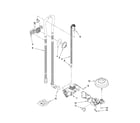 Kenmore 66513452K901 fill, drain and overfill parts diagram