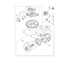 Kenmore 66513459K901 pump and motor parts diagram