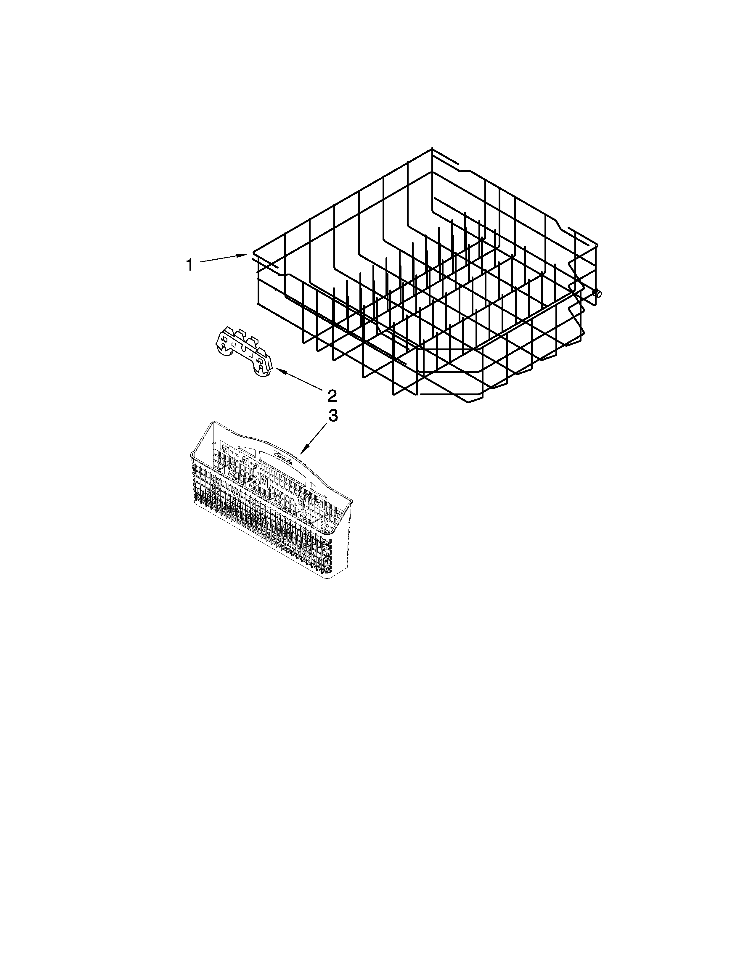 LOWER RACK PARTS