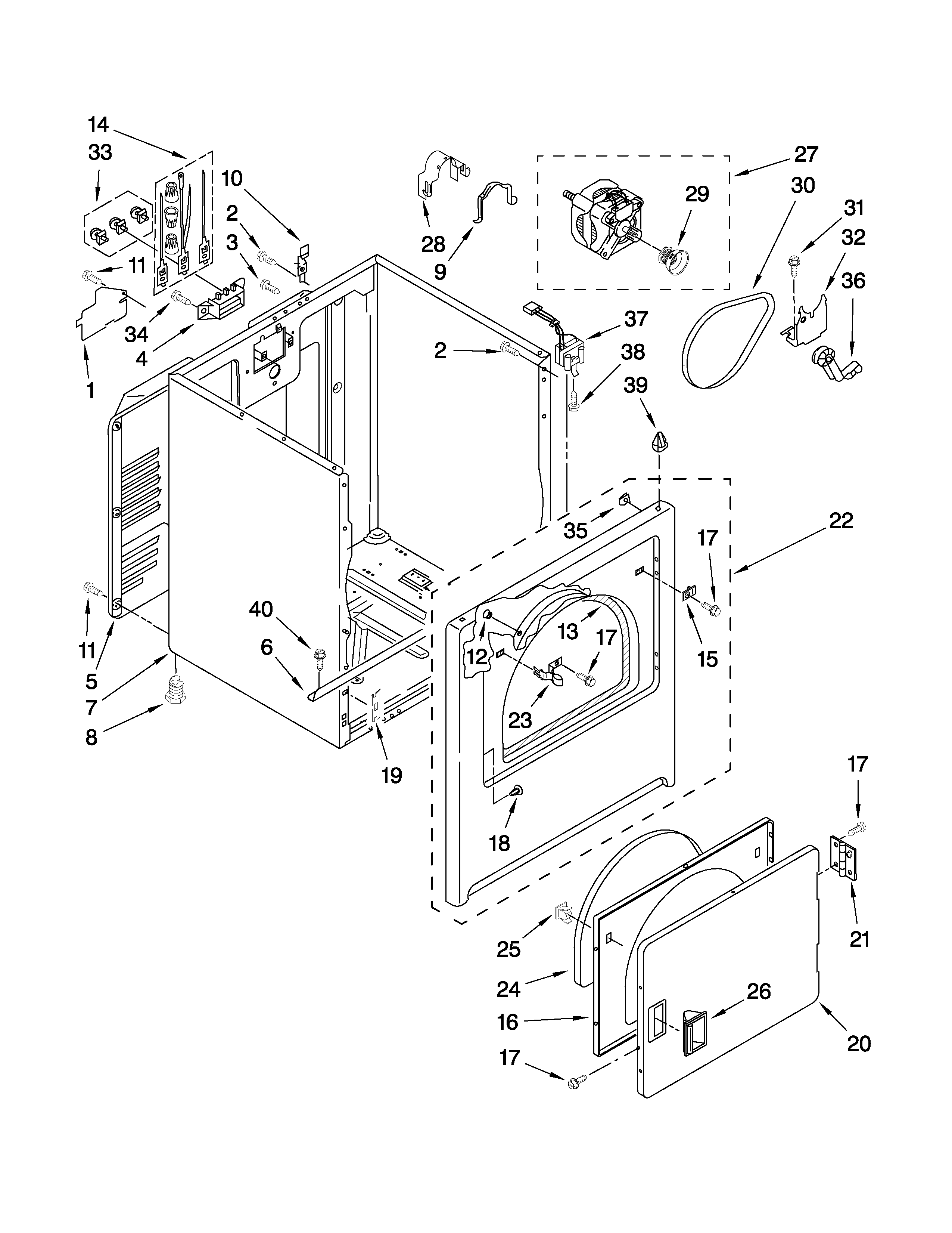 Cabinet parts