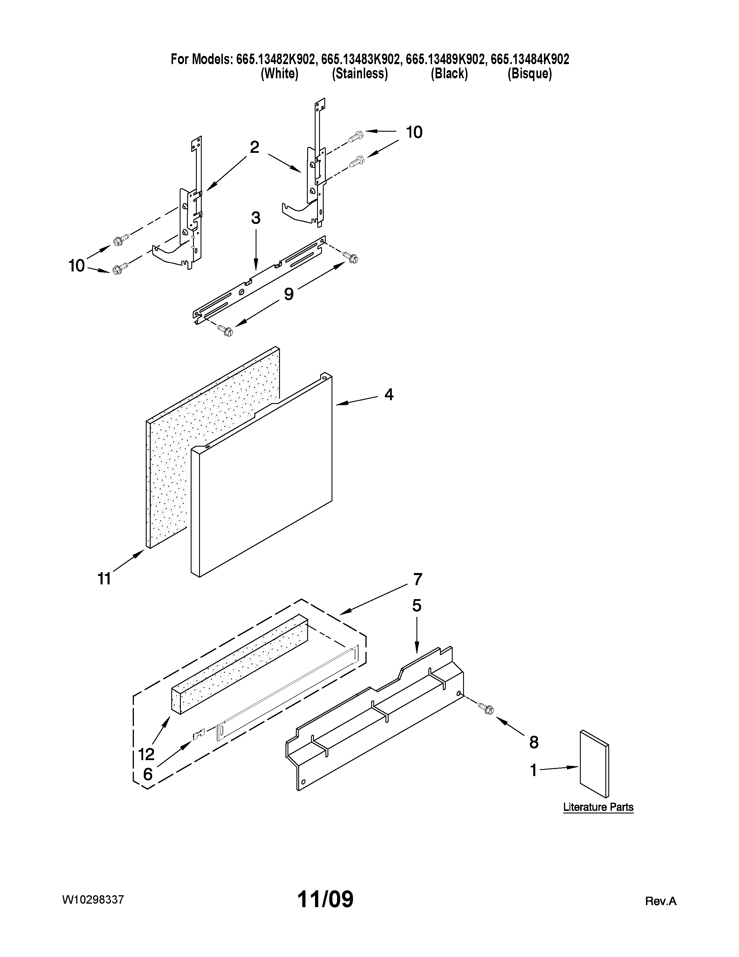 Door and panel parts