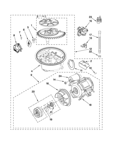 Pump and motor parts