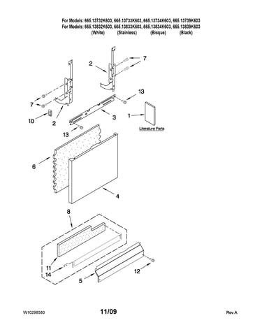 Door and panel parts