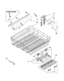 Upper rack and track parts