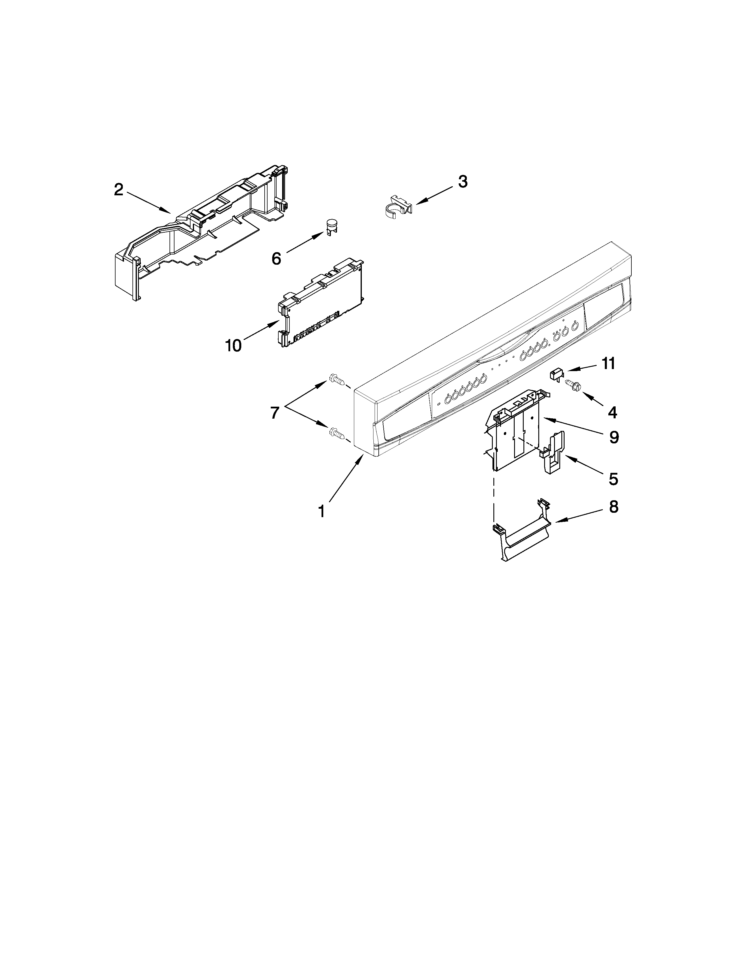 CONTROL PANEL PARTS