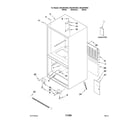 Kenmore 59668049802 cabinet parts diagram