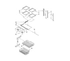 Kenmore 59668043802 shelf parts diagram